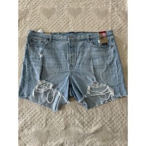 501 Levi Strauss Shorts - Denim - High Rise - Size 24W